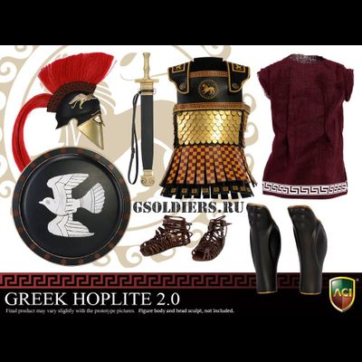 Древнегреческий гоплит - Коллекционная фигурка 1/6 Power Set: Greek Hoplite 2.0 - ACI Toys