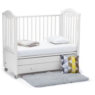 Детская кровать Nuovita Lusso Swing продольный Bianco/Белый