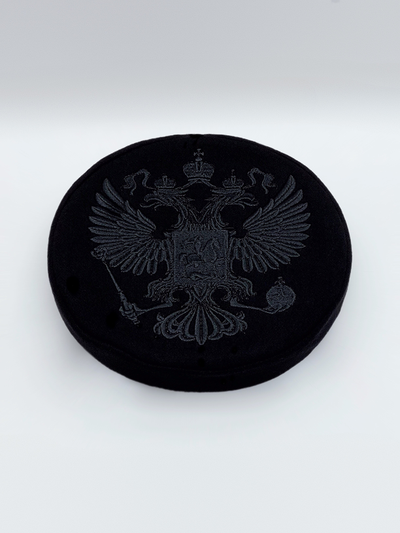 Сменный верх для кубанки. Верх для кубанки с вышивкой "Герб Российской Федерации"