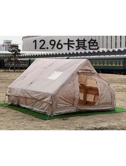 Надувная палатка #1201 с москитной сеткой на 3-6чел. (размер: 360х360х200см.