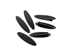 Заглушка под косой шуруп С1-08 черный (100 шт)