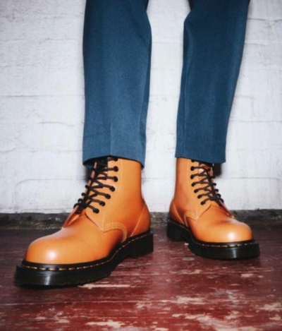 Dr martens 1460 yellow smooth top