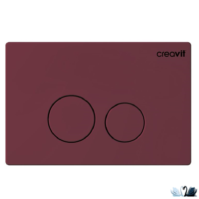 Кнопка смыва Creavit Terra GP9002.08 Berry, Берри, бордовая матовая