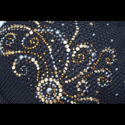 Женская шапка из хлопка Vizio Италия 4431 С черная