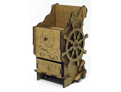 Башня для бросания кубиков "Пиратская"