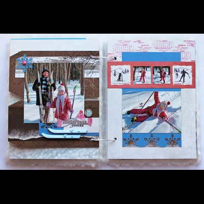 ФП штамп "Лыжники"