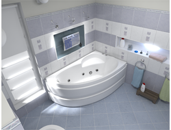 Ванна 'Сагра' 1600х1000 правая без г/м