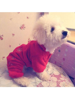 Плюшевый комбинезон для собаки Merry Christmas