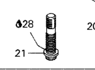 Болт шатуна оригинал BRP 420640991/420640990/711640990/420640994 для BRP Can-Am (Screw-Connecting)