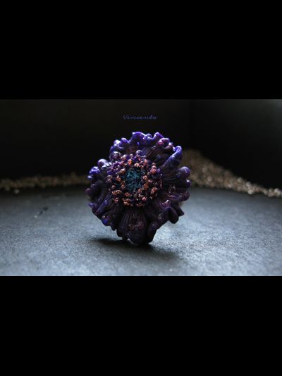 Волшебное кольцо "Пыльца Фей" из коллекции необычных украшений с цветами