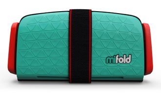 Бустер автомобильный Mifold - the Grab-and-Go Booster seat/Lime Green, зеленый