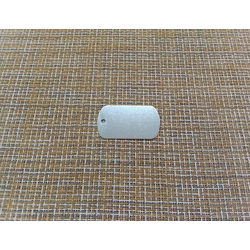 Жетон армейский 50х28х1 мм алюминий