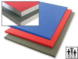 Татами Эконом ПВВ, 4 см, верх ПВХ, открытое дно, 220 кг/м3