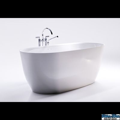 Astra-Form ванна Атрия Solid Surface 180/80 см с интегрированным переливом, белая матовая