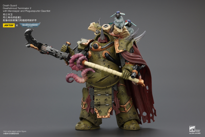 Терминатор Савана Смерти (Warhammer 40K) - КОЛЛЕКЦИОННАЯ ФИГУРКА 1/18 Death Guard Deathshroud Terminator 2 (JT02595) - JOYTOY