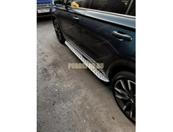 Пороги OEM Style для Geely Monjaro 2021-