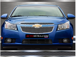 Premium защита радиатора для Chevrolet Cruze (2013-2015)