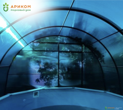 Теплица/Навес под бассейн "Арочная МАКСИМУМ ЦИНК " ШИРИНА 4 МЕТРА