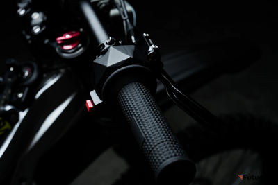 Электромотоцикл эндуро 79bike Falcon Pro белый-желтый