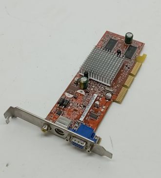 Видеокарта AGP 128Mb 64 bit Radeon 9200 DDR (комиссионный товар)