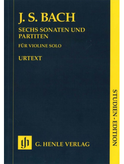 Johann Sebastian Bach Sonatas and Partitas BWV 1001-1006 for Violin solo