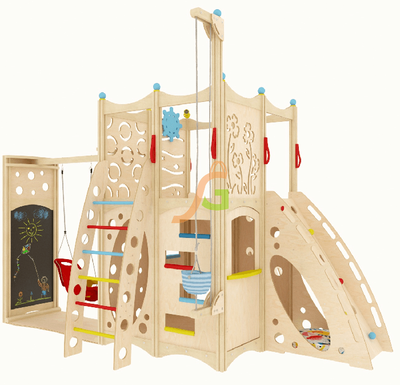 Игровой чердак для дома IgraGrad 10 с качелями купить в Воронеже