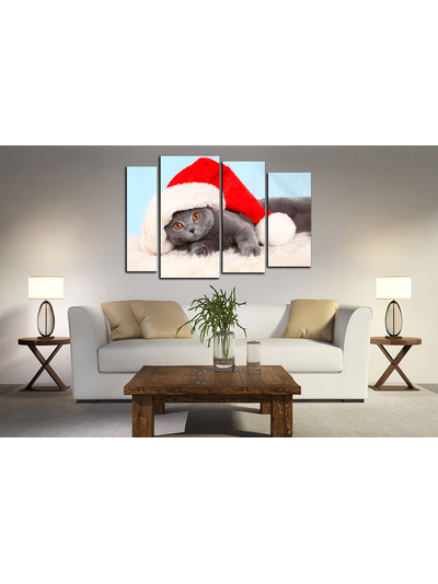 Модульная картина "Милый котик"