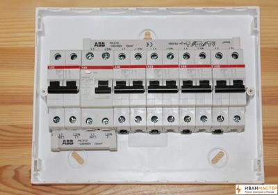 Установка автоматта в электрощиток ИВАНМАСТЕР