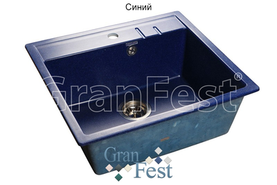 Керамическая мойка Granfest Гранфест QUADRO GF-Q560 1 секционная мойка с отверстием под смеситель