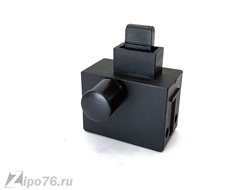 Выключатель бочонок малый с толстым фиксатором под любую клавишу 208