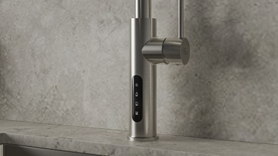 Система мгновенного кипячения воды с газацией и охлаждением 5в1 AQUAHOT ASPEN BN (нержавеющая сталь)