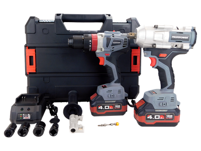 Аккумуляторный бесщеточный НАБОР 2в1 ProfiSet-2С18