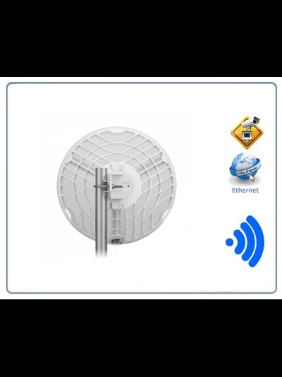 Радиорелейный мост AirFiber 60. Дальность действия до 2 км. До 1 Гбит/с с низкой задержкой Встроенный GPS. (1 шт).