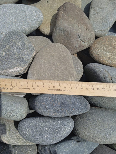 Гранит плоский серо-синий, фракция 100-500 мм