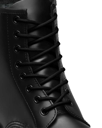 Шнурки Черные 55 Inch Waxed Flat Shoe Laces (8-10 Eye)