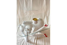 Журнальный стол из стеклопластика. Автор Сергей Бондарев.