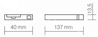 БЛОК ПИТАНИЯ SLT12-350IFG для LED, 220V/350mADC, (1-10LED)х1Вт, пласт. корп. 137х40х13,5мм