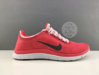 Nike Free Run розовые с черным (40) Арт. 013М