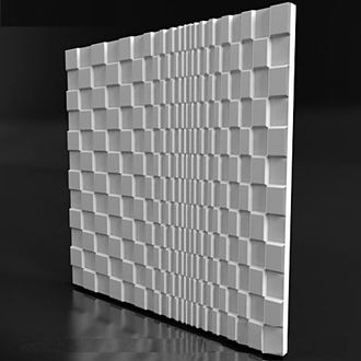Гипсовая 3D панель - Square