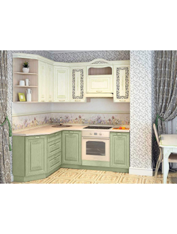 Кухонный гарнитур угловой Оливия (ширина 150х200 см)