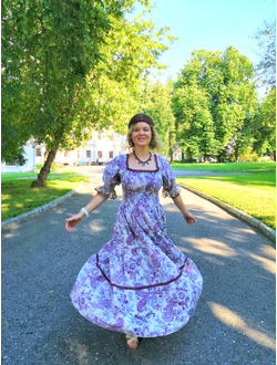 Платье "Черничное"