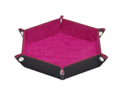 Лоток для дайсов "Stuff-Pro" (гекс 17) - розовый кварц