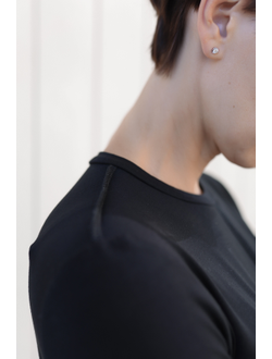 Платье макси из тонкого бамбукового волокна  (черный)