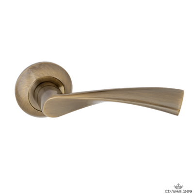 Ручка на круглом основании VETTORE R07.023 АВ (130 квадрат) (Бронза)