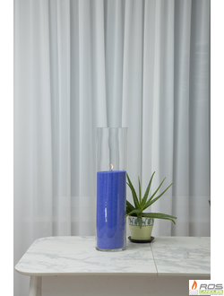 Насыпная свеча "Цилиндр 60 см", фиолетовая "Фиолетовый"