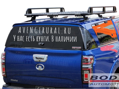 Стальной кунг Sammitr TL1 на Great Wall Poer: заводская покраска, с центральный замок, дверь на раме