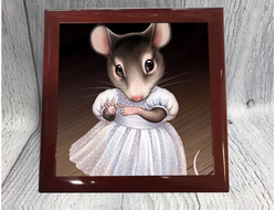 Шкатулка "Крыса" №8