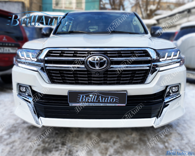 Решетка Toyota Land Cruiser 200 2015-2021 LOUNGE 21
