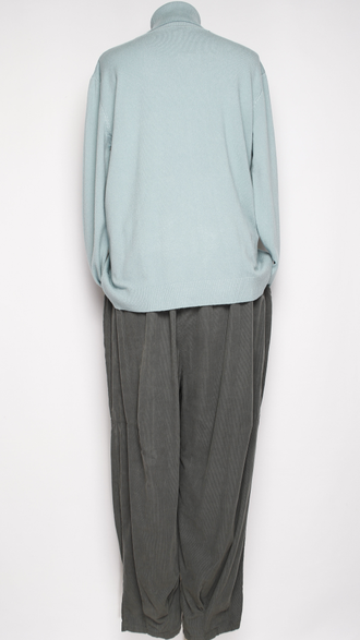 Брюки Бохо вельветовые "БАНАНЫ" графит р.48-54