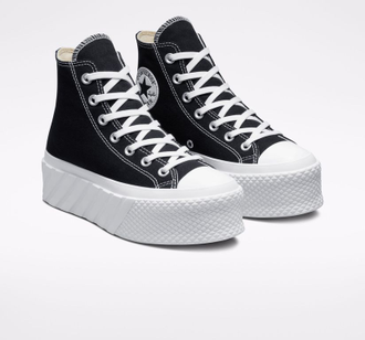 Кеды Converse Lift 2X Platform черные высокие